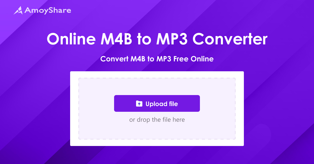 M4B to MP3 Converter - Convert M4B to MP3 Online