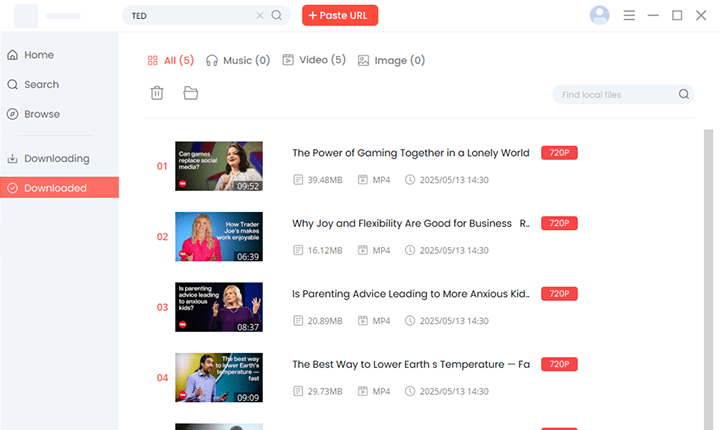 Manage the files at one place