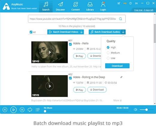 AnyMusic - Best Music Downloader for Windows | AmoyShare