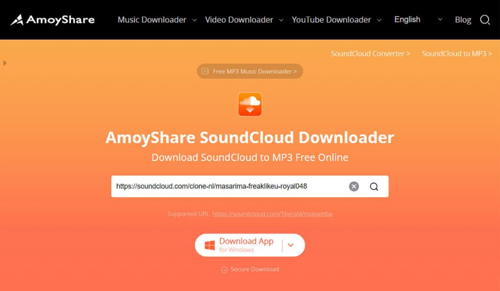 soundcloud link downloader