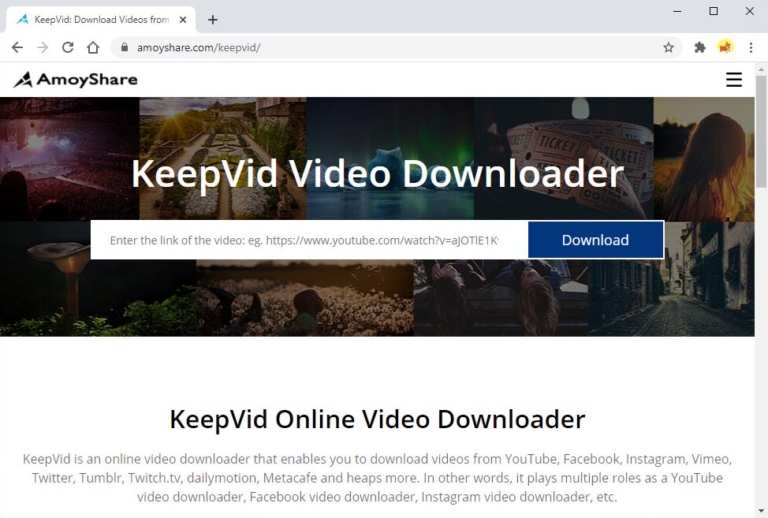keepvid free youtube video downloader