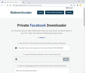 facebook video downloader private