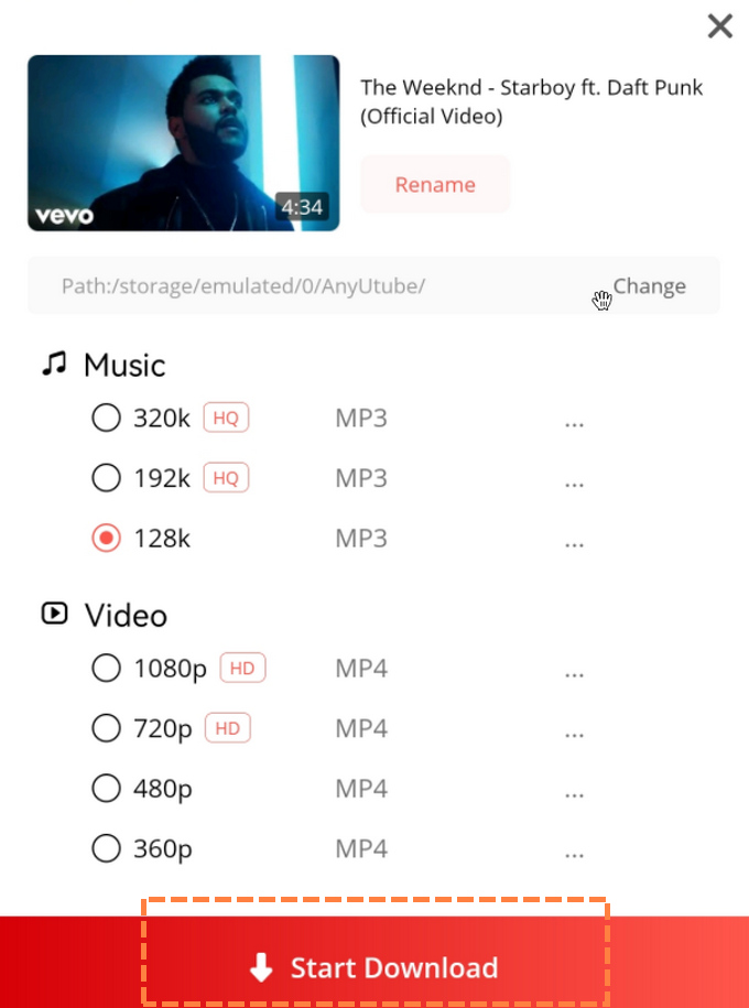 Download YouTube to MP4