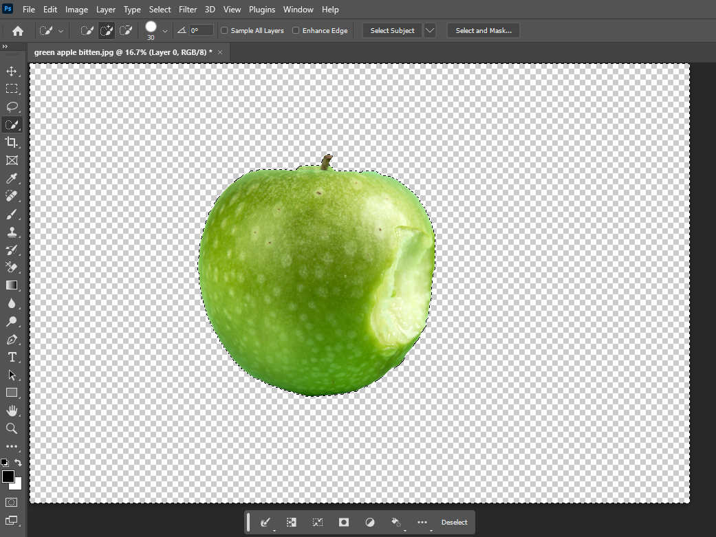 Cut out object in Photoshop